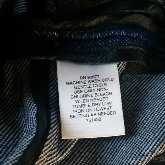 Liz Claiborne Blue Jacket Blazer Zip Petite PS - Picture 6 of 7